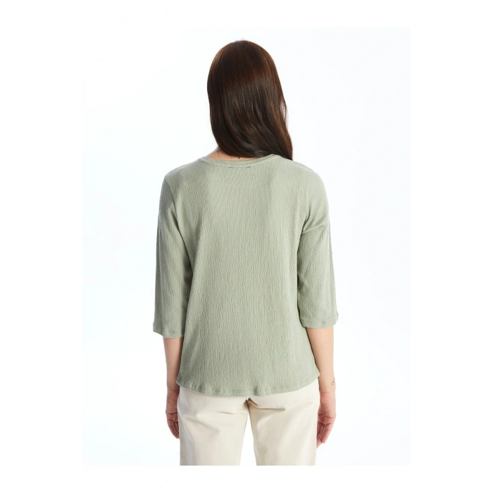 LCW Grace Bisiklet Yaka Çiçek Baskılı Kadın Bluz