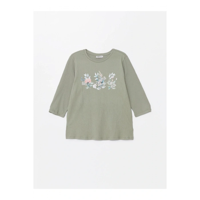 LCW Grace Bisiklet Yaka Çiçek Baskılı Kadın Bluz