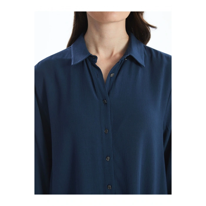 LCW Grace İndigo Kadın Gömlek Tunik