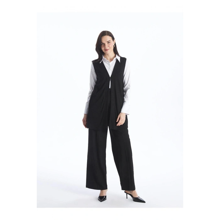 LCW Grace Kadın V Yaka Düz Yelek