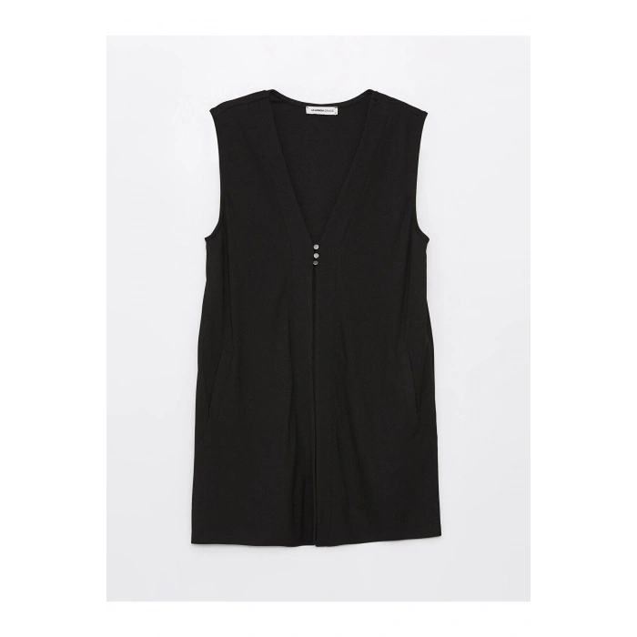 LCW Grace Kadın V Yaka Düz Yelek