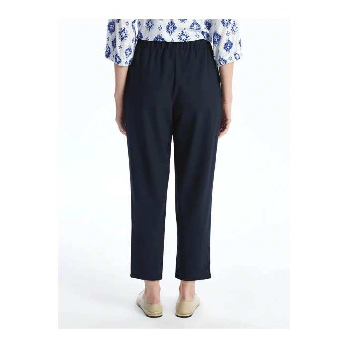 LCW Grace Lacivert Beli Lastikli Kadın Pantolon