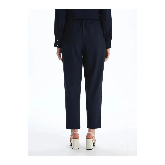 LCW Grace Lacivert Beli Lastikli Kadın Pantolon