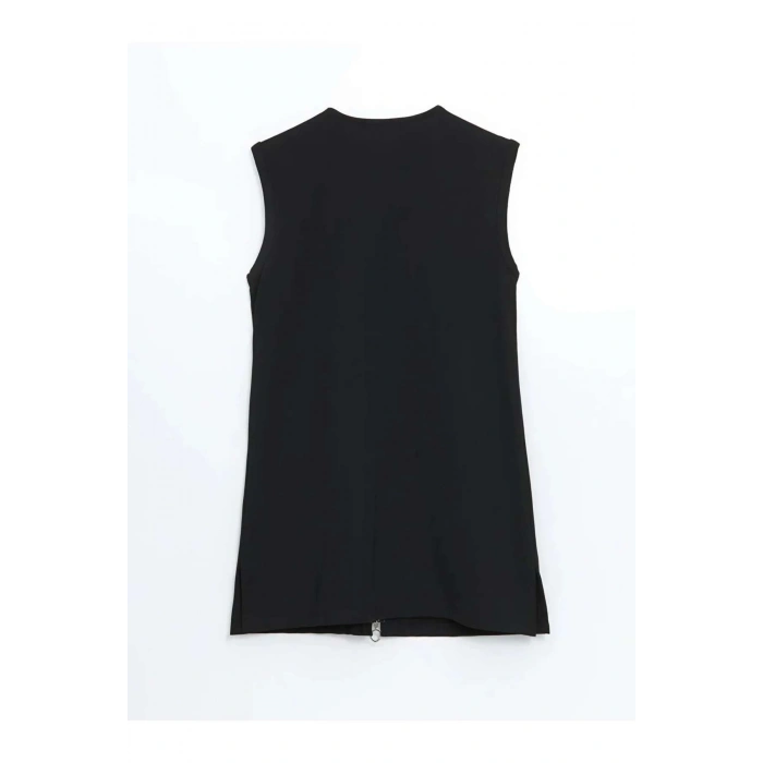 LCW Grace Siyah V Yaka Kadın Yelek