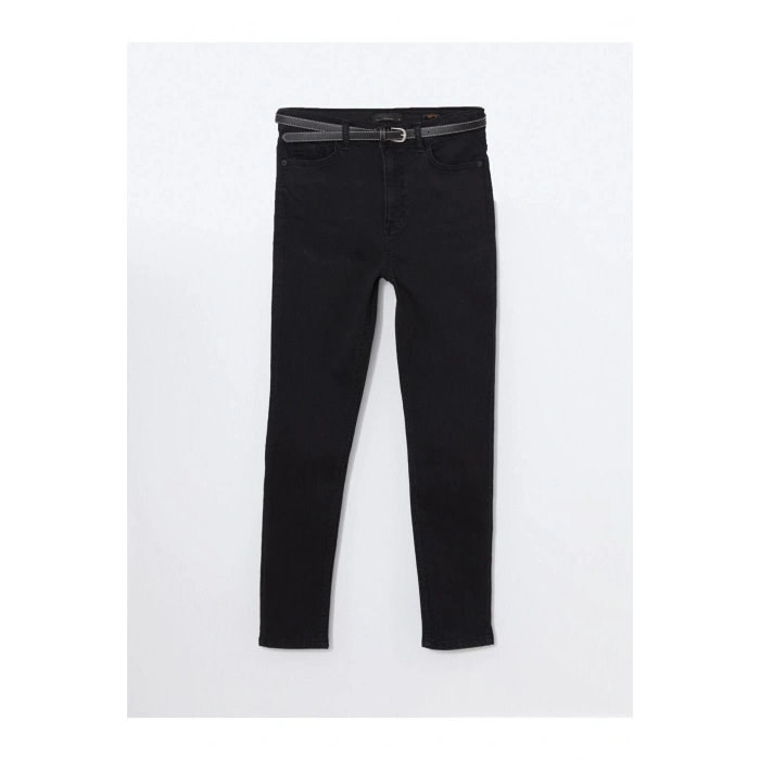 LCW Jeans Beli Kemerli Jüpiter Süper Skinny Fit Kadın Jean Pantolon