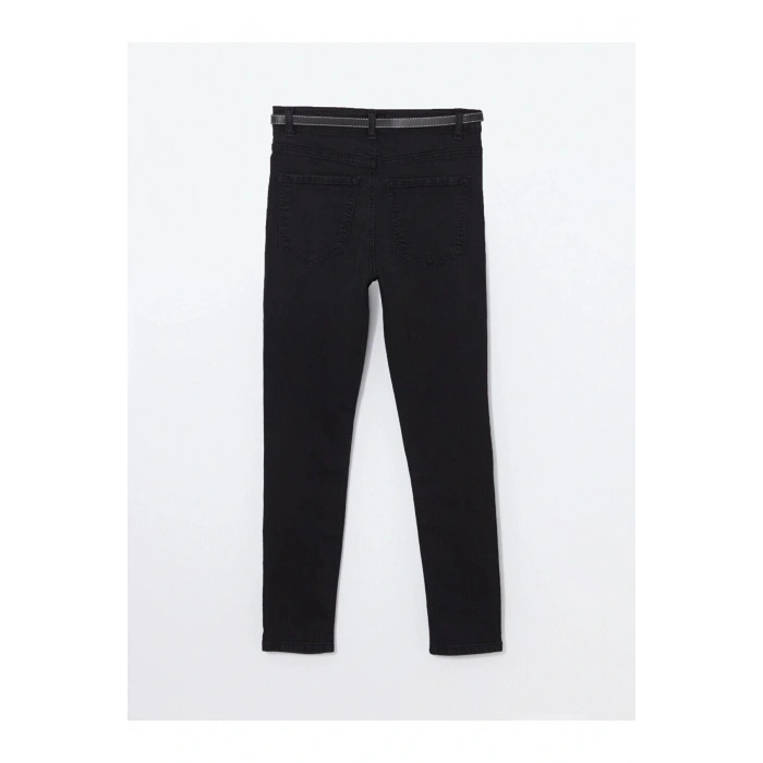 LCW Jeans Beli Kemerli Jüpiter Süper Skinny Fit Kadın Jean Pantolon