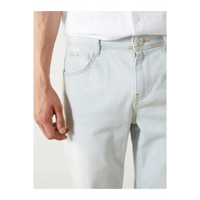 LCW Jeans Indigo Süper Skinny Fit Erkek Jean Şort