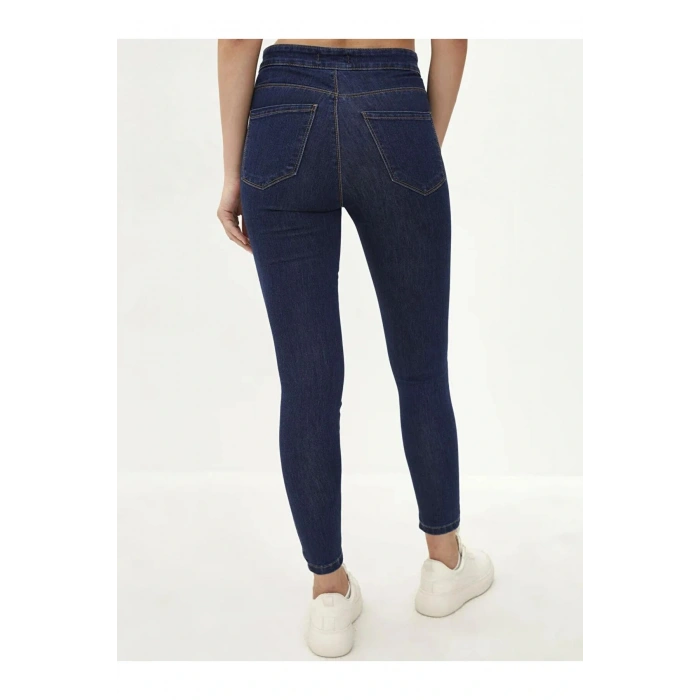 LCW Jeans Indigo Yüksek Bel Jüpiter Süper Skinny Fit Kadın Jean Pantolon