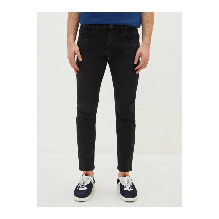 LCW Jeans Siyah 750 Slim Fit Erkek Jean Pantolon