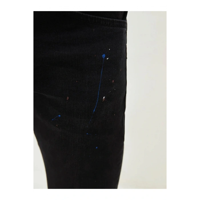 LCW Jeans Siyah 750 Slim Fit Erkek Jean Pantolon