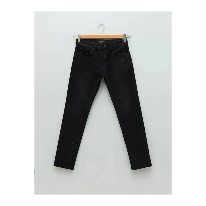 LCW Jeans Siyah 750 Slim Fit Erkek Jean Pantolon
