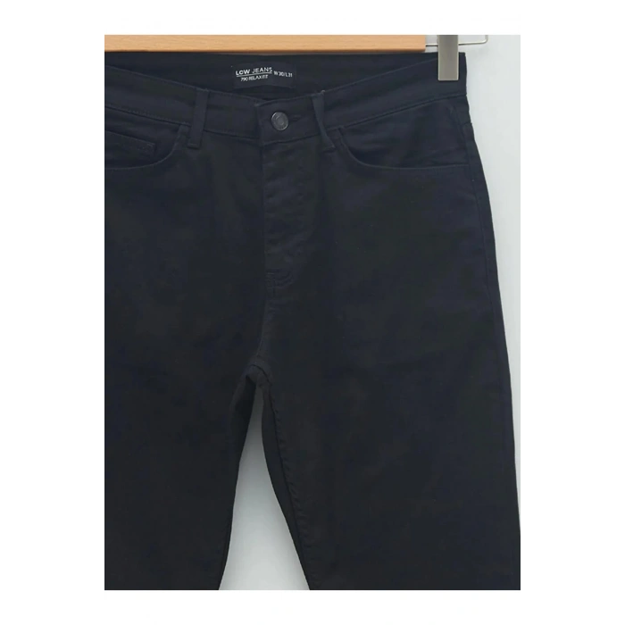 LCW Jeans Siyah 790 Rahat Kalıp Erkek Jean Pantolon