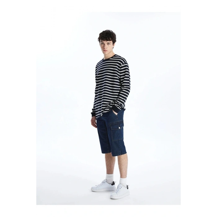 LCW Jeans Standart Kalıp Erkek Jean Bermuda