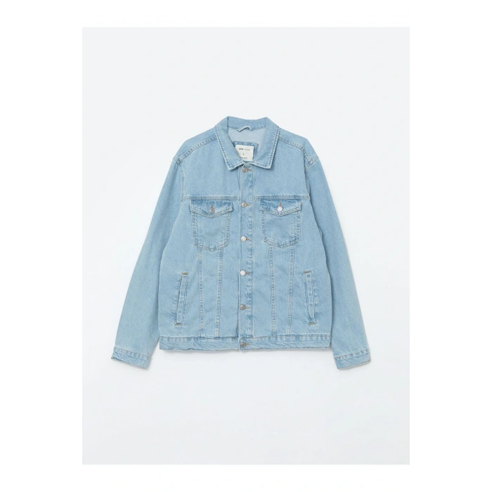 LCW Jeans Standart Kalıp Erkek Jean Ceket