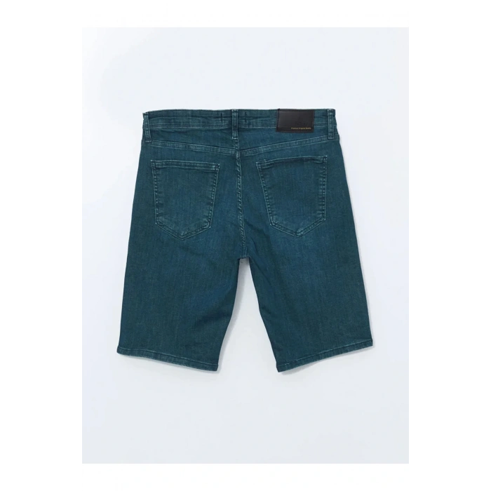 LCW Jeans Yeşil Slim Fit Erkek Jean Şort