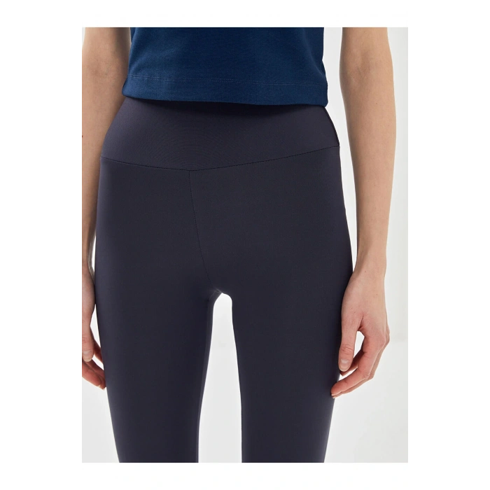 Lcw Kadın Beli Lastikli Ekstra Dar Fit Düz Tayt