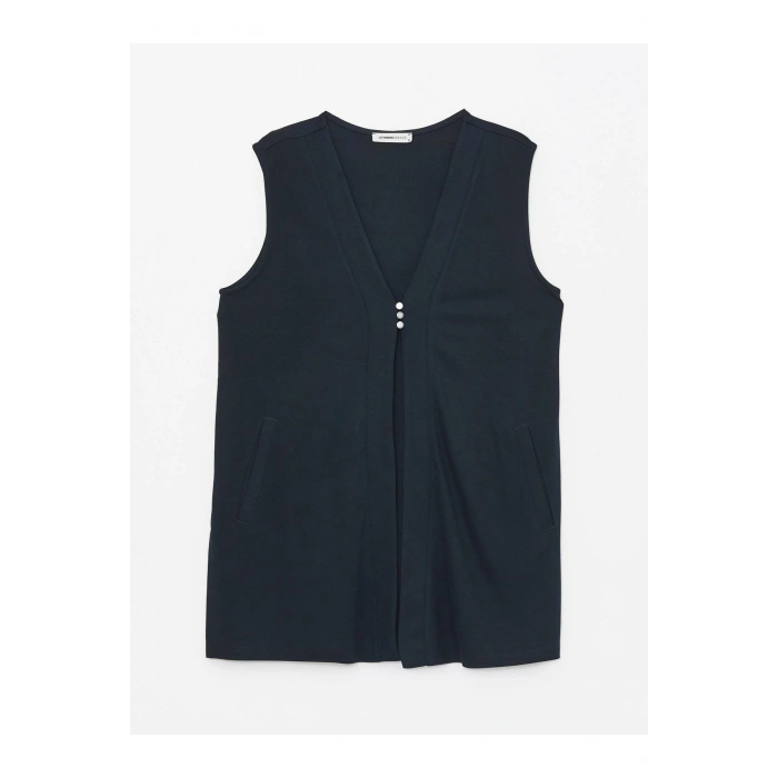 LCW Kadın V Yaka Düz Yelek