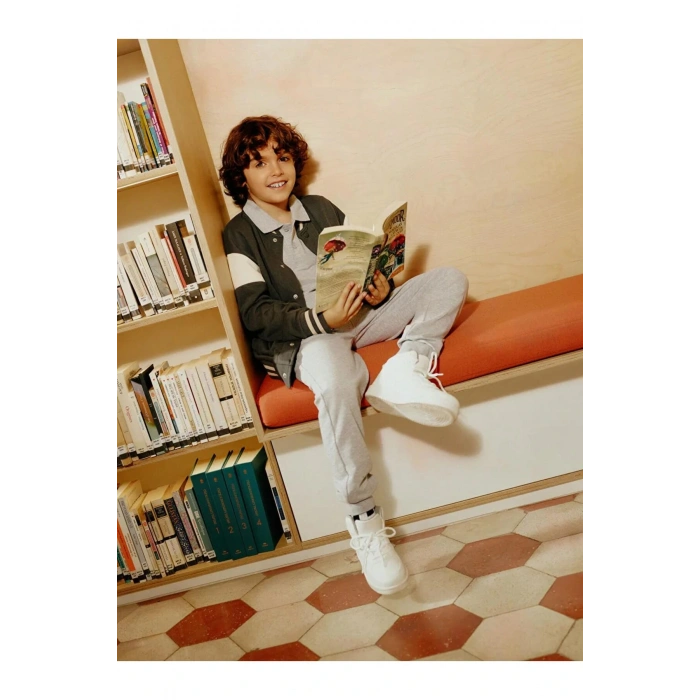 LCW Kids Antrasit Okulun En Havalısı Kolej Ceket