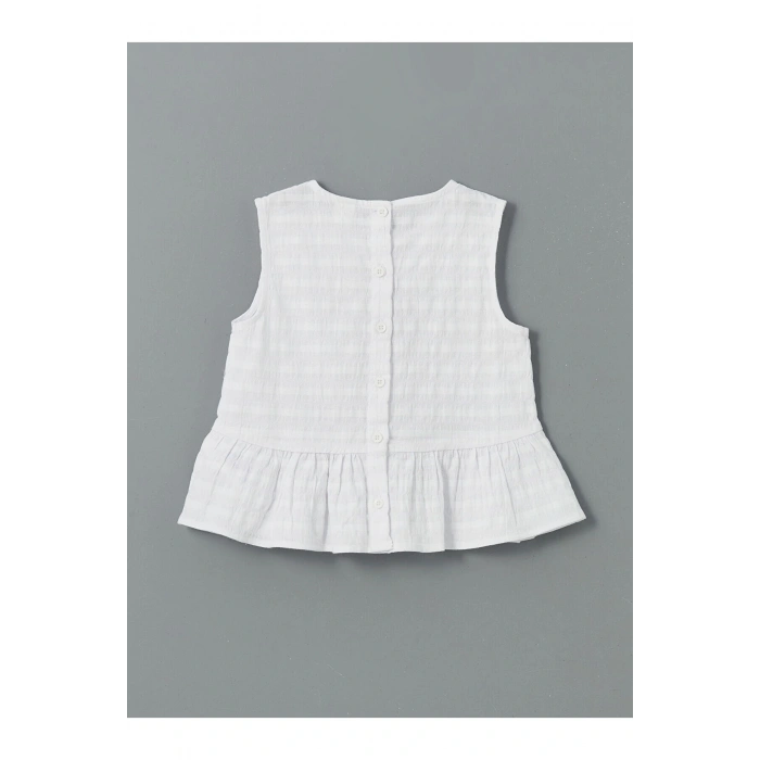 LCW Kids Arkası Düğmeli Kız Çocuk Bluz (S5)