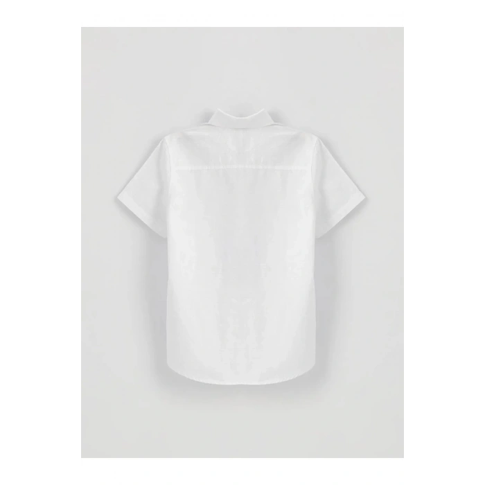 LCW Kids Basic Kısa Kollu Erkek Çocuk Gömlek ve Papyon