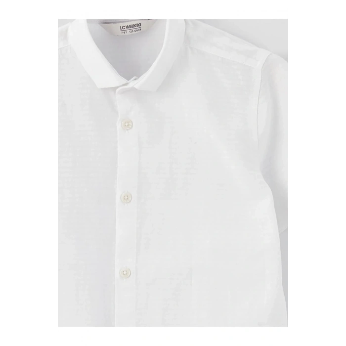 LCW Kids Basic Kısa Kollu Erkek Çocuk Gömlek ve Papyon