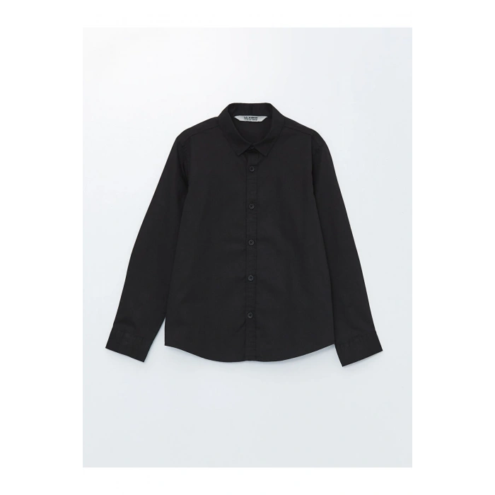 LCW Kids Basic Uzun Kollu Erkek Çocuk Gömlek