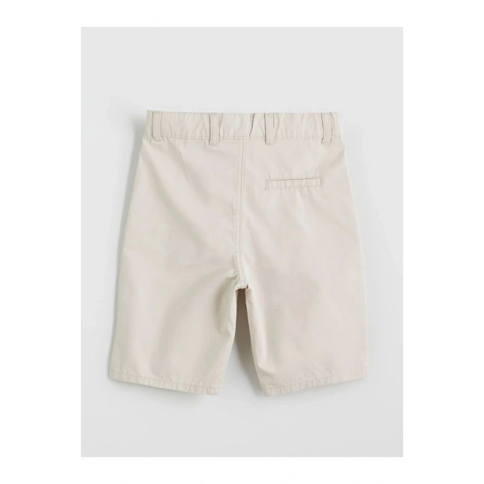 LCW Kids Bej Beli Lastikli Basic Erkek Çocuk Şort