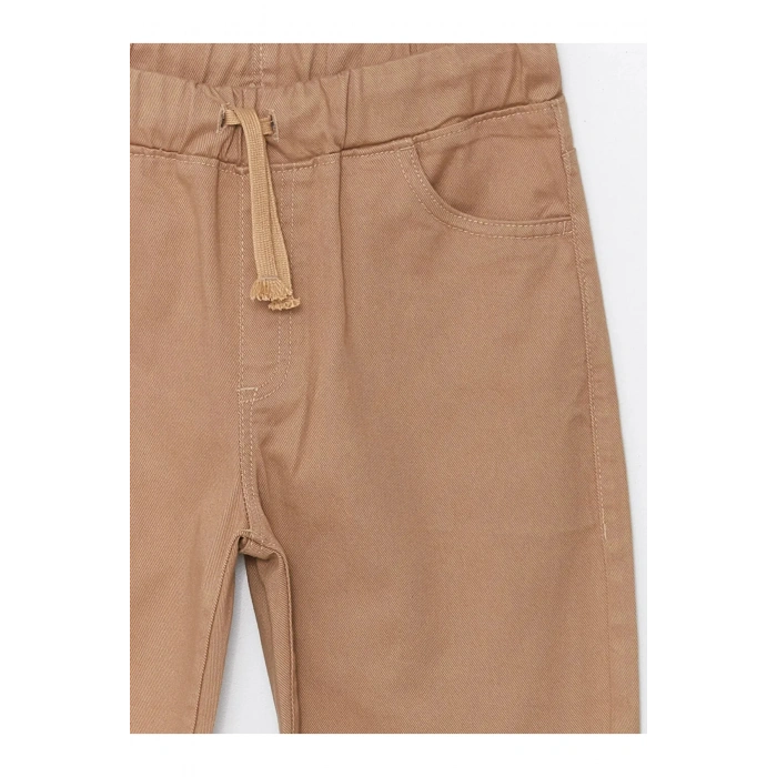 LCW Kids Bej Beli Lastikli Erkek Çocuk Pantolon