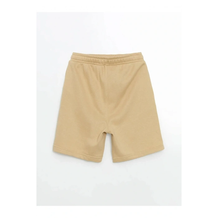 LCW Kids Bej Beli Lastikli Erkek Çocuk Şort 2li