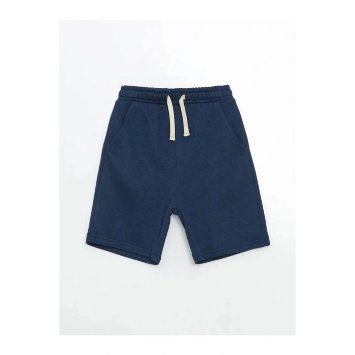 LCW Kids Bej Beli Lastikli Erkek Çocuk Şort 2li