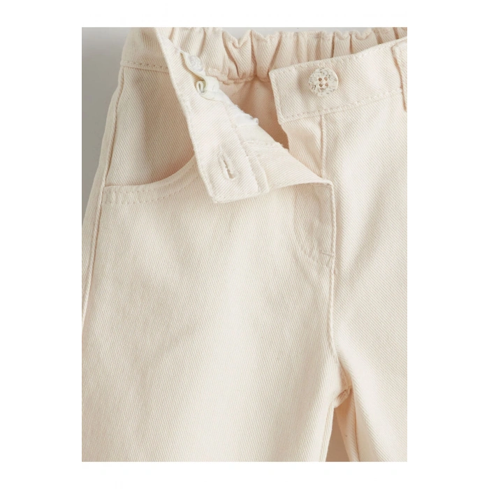 LCW Kids Beli Ayarlanabilir Kız Çocuk Gabardin Pantolon