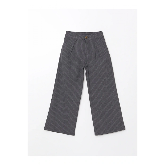 LCW Kids Beli Ayarlanabilir Lastikli Kız Çocuk Pantolon