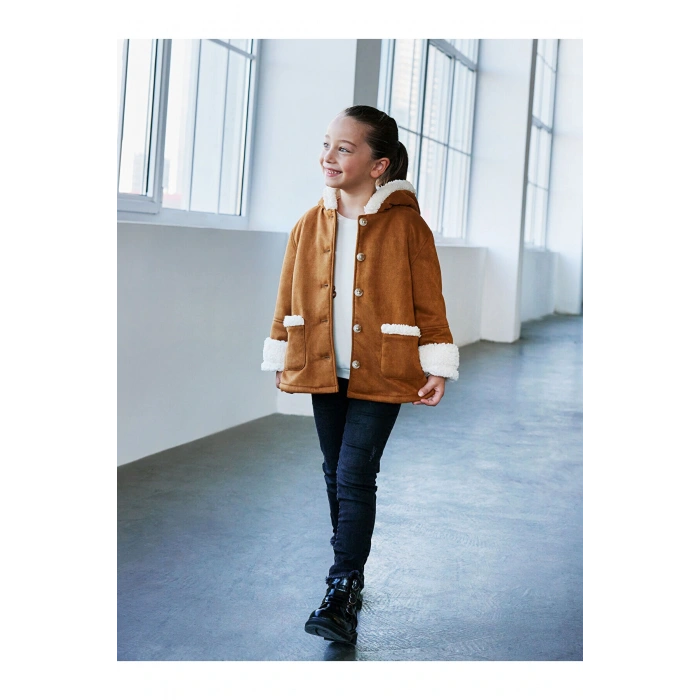 LCW Kids Beli Lastikli Basic Kız Çocuk Jean Pantolon (W4)