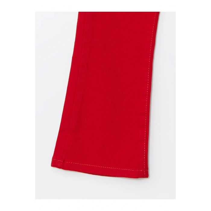 LCW Kids Beli Lastikli Basic Kız Çocuk Pantolon (W4)