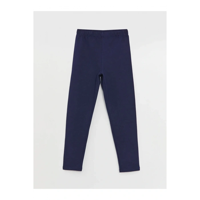 LCW Kids Beli Lastikli Basic Kız Çocuk Uzun Tayt