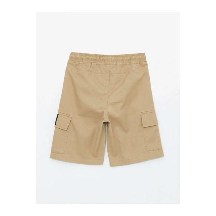 LCW Kids Beli Lastikli Erkek Çocuk Kargo Şort