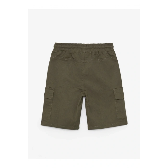 LCW Kids Beli Lastikli Erkek Çocuk Kargo Şort