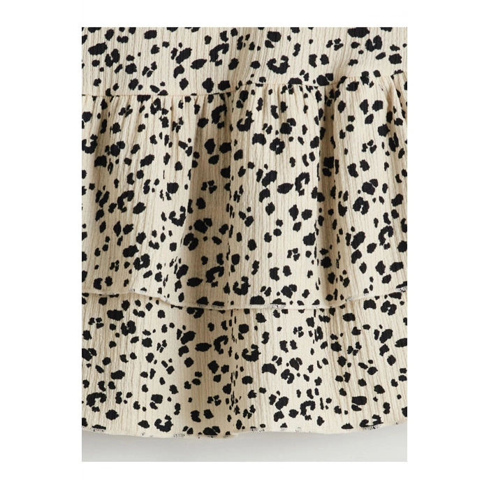 LCW Kids Beli Lastikli Fırfırlı Kız Çocuk Etek