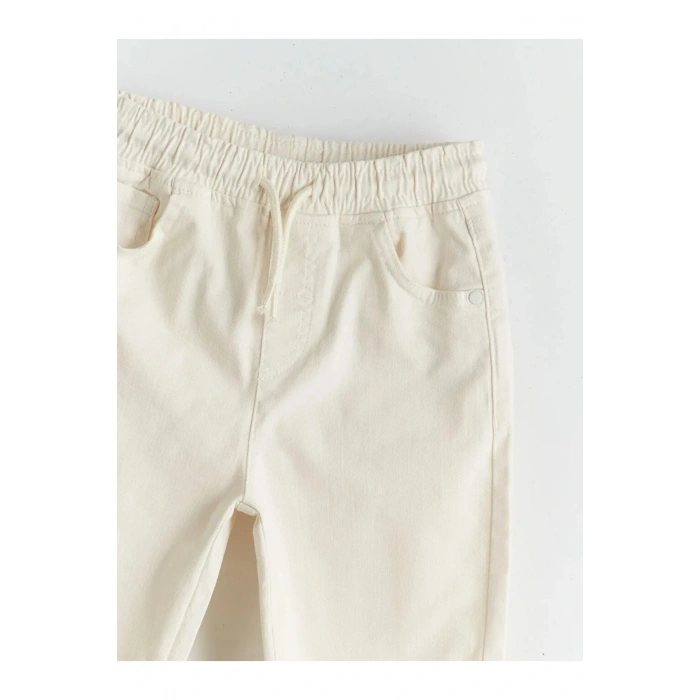 LCW Kids Beli Lastikli Gabardin Erkek Çocuk Pantolon