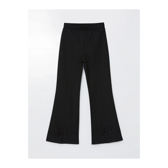 LCW Kids Beli Lastikli İspanyol Paça Kız Çocuk Tayt