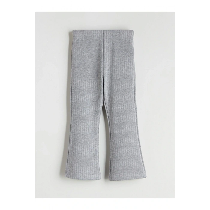 LCW Kids Beli Lastikli İspanyol Paça Kız Çocuk Tayt