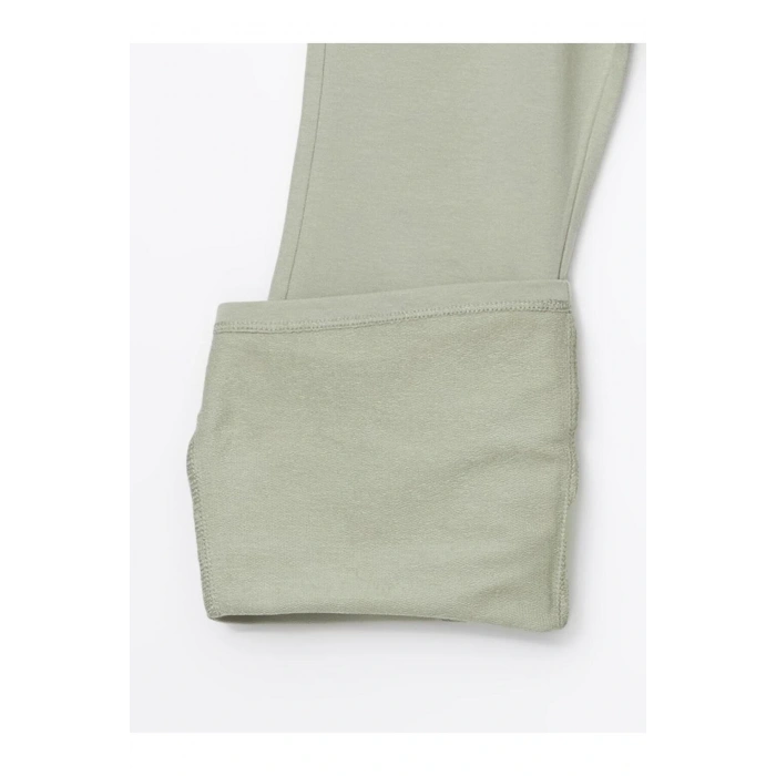 LCW Kids Beli Lastikli İspanyol Paça Kız Çocuk Tayt