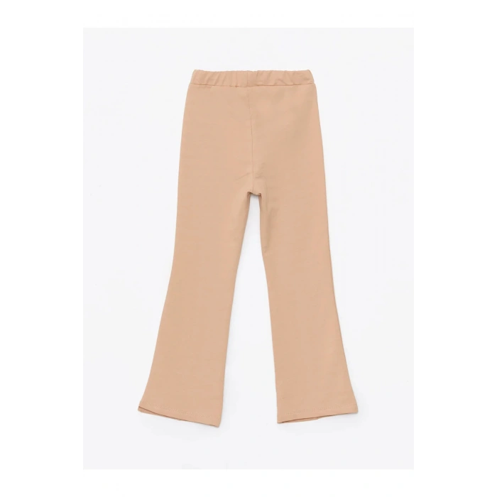 LCW Kids Beli Lastikli İspanyol Paça Kız Çocuk Tayt