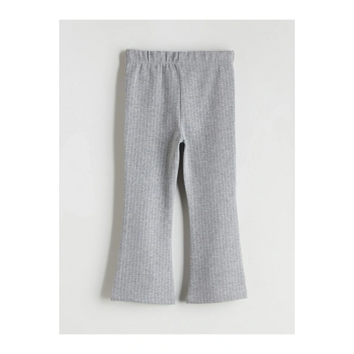 LCW Kids Beli Lastikli İspanyol Paça Kız Çocuk Tayt