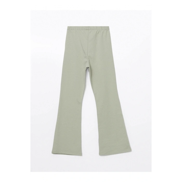 LCW Kids Beli Lastikli İspanyol Paça Kız Çocuk Tayt