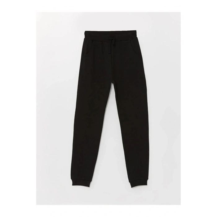 LCW Kids  Beli Lastikli Kız Çocuk Kalın Jogger Eşofman Altı