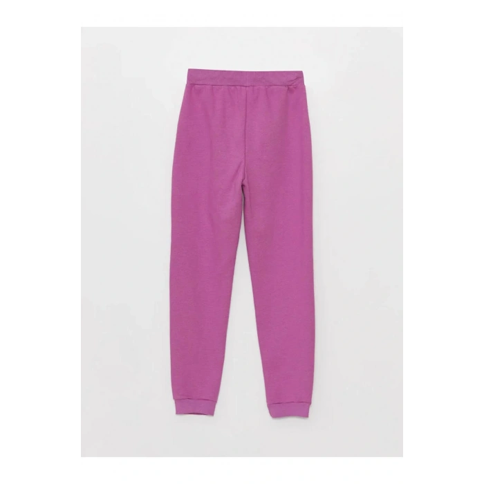 LCW Kids Beli Lastikli Kız Çocuk Kalın Jogger Eşofman Altı