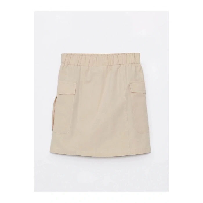 LCW Kids Beli Lastikli Kız Çocuk Kargo Etek