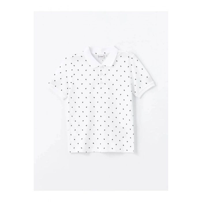 LCW Kids Beyaz Polo Yaka Erkek Çocuk Tişört ve Pantolon