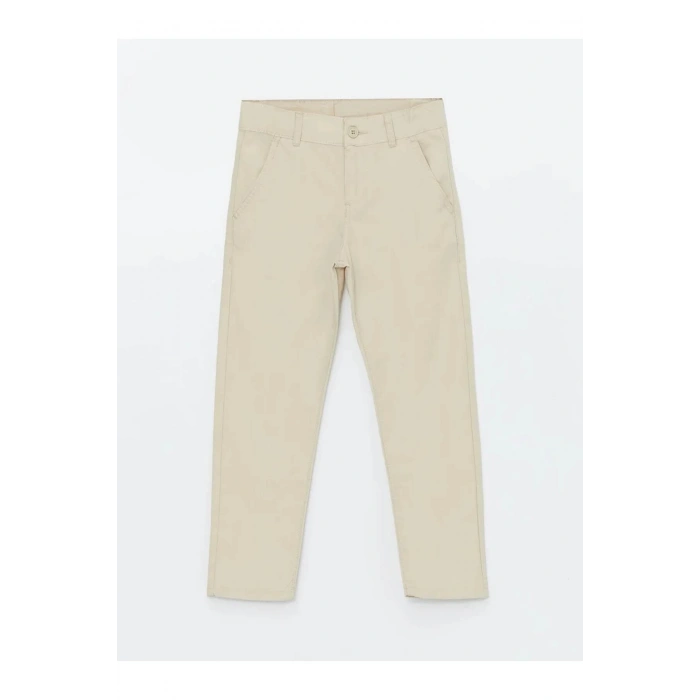 LCW Kids Beyaz Polo Yaka Erkek Çocuk Tişört ve Pantolon